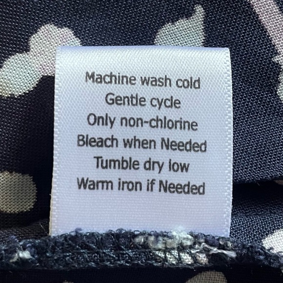 National Pull On Floral Midi Skirt Women's M Petite Challis Pockets Fairy Boho - Picture 15 of 15